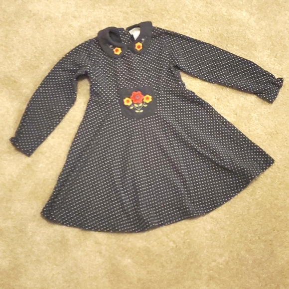 Vintage Floral Dot Dress - Picture 1 of 8